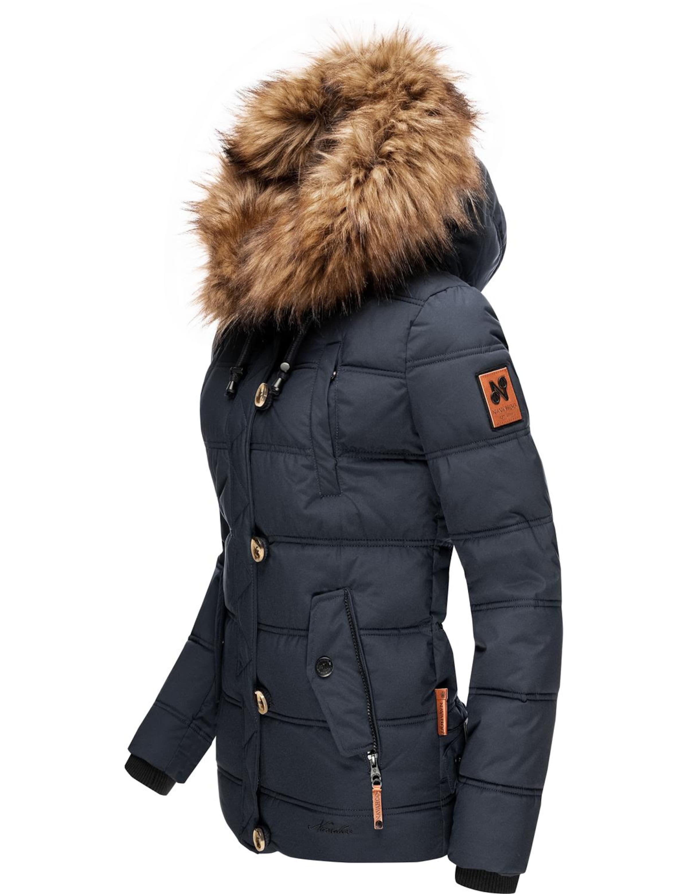 NAVAHOO Zimná bunda 'Zoja' - Modrá
