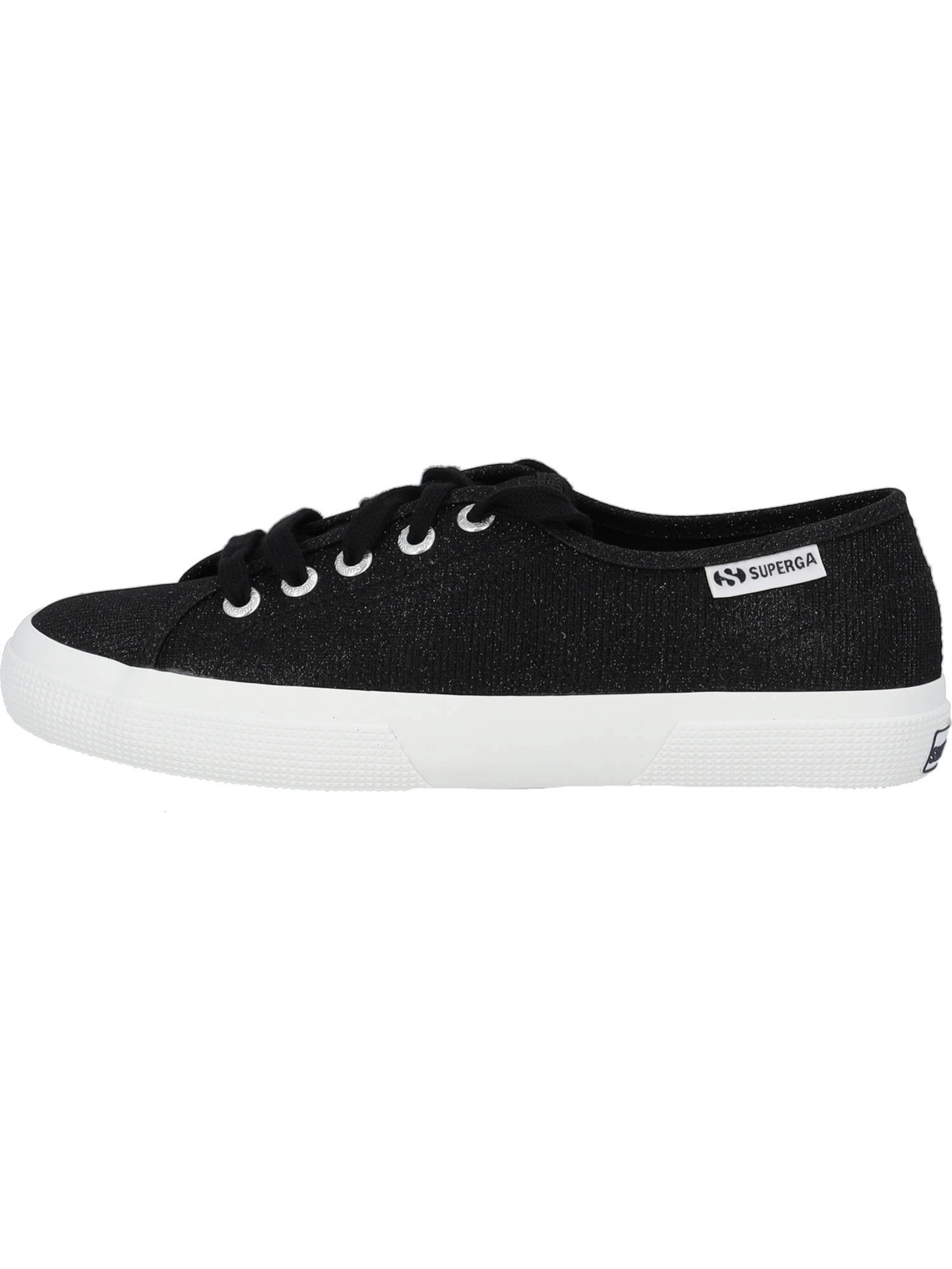 SUPERGA Sneakers 'Lame S4135ZW' in Black