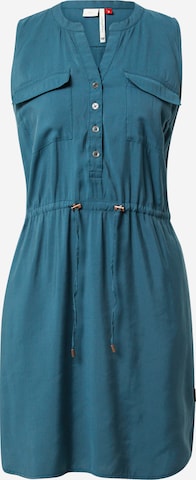 Ragwear Платье-рубашка 'ROISIN' в Зеленый: спереди