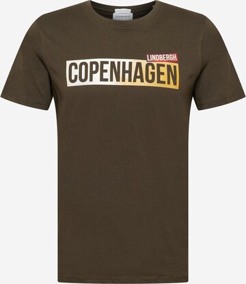 Lindbergh T-Shirt 'Copenhagen' in Grün: predná strana
