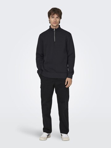 Only & Sons Sweatshirt 'ONSCERES' i blå