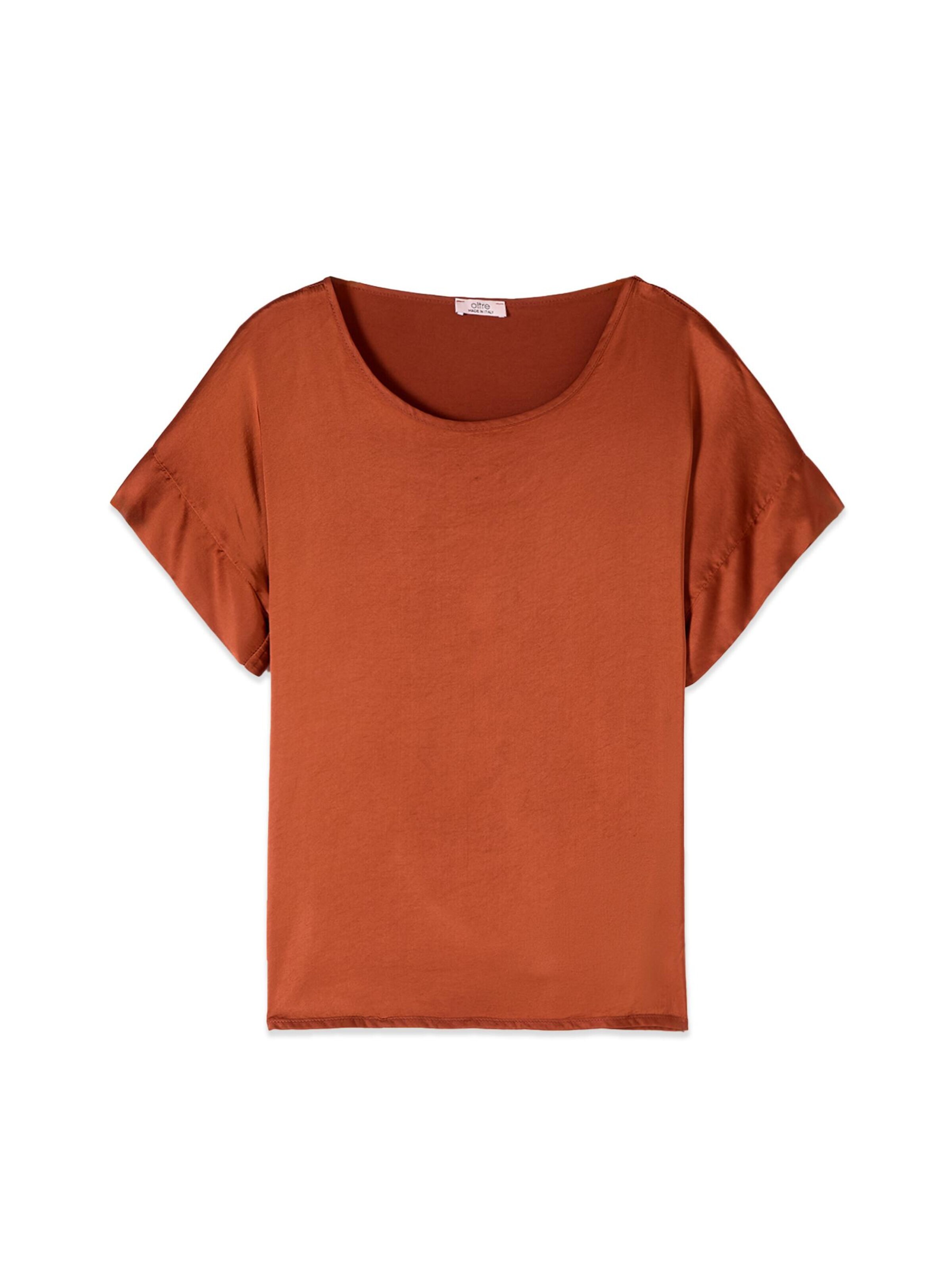 oltre - Blusa en marrón: frente