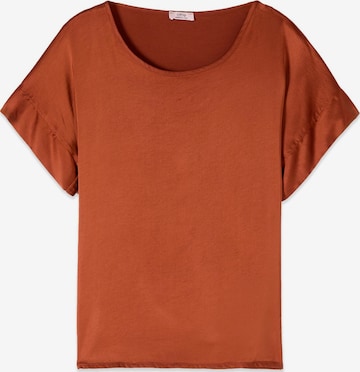 oltre - Blusa en marrón: frente