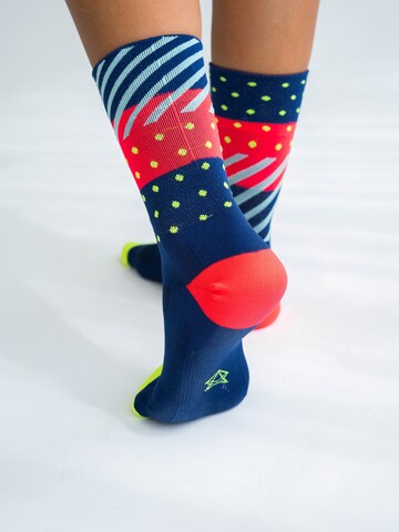 INCYLENCE Athletic Socks 'WILDNESS' in Blue
