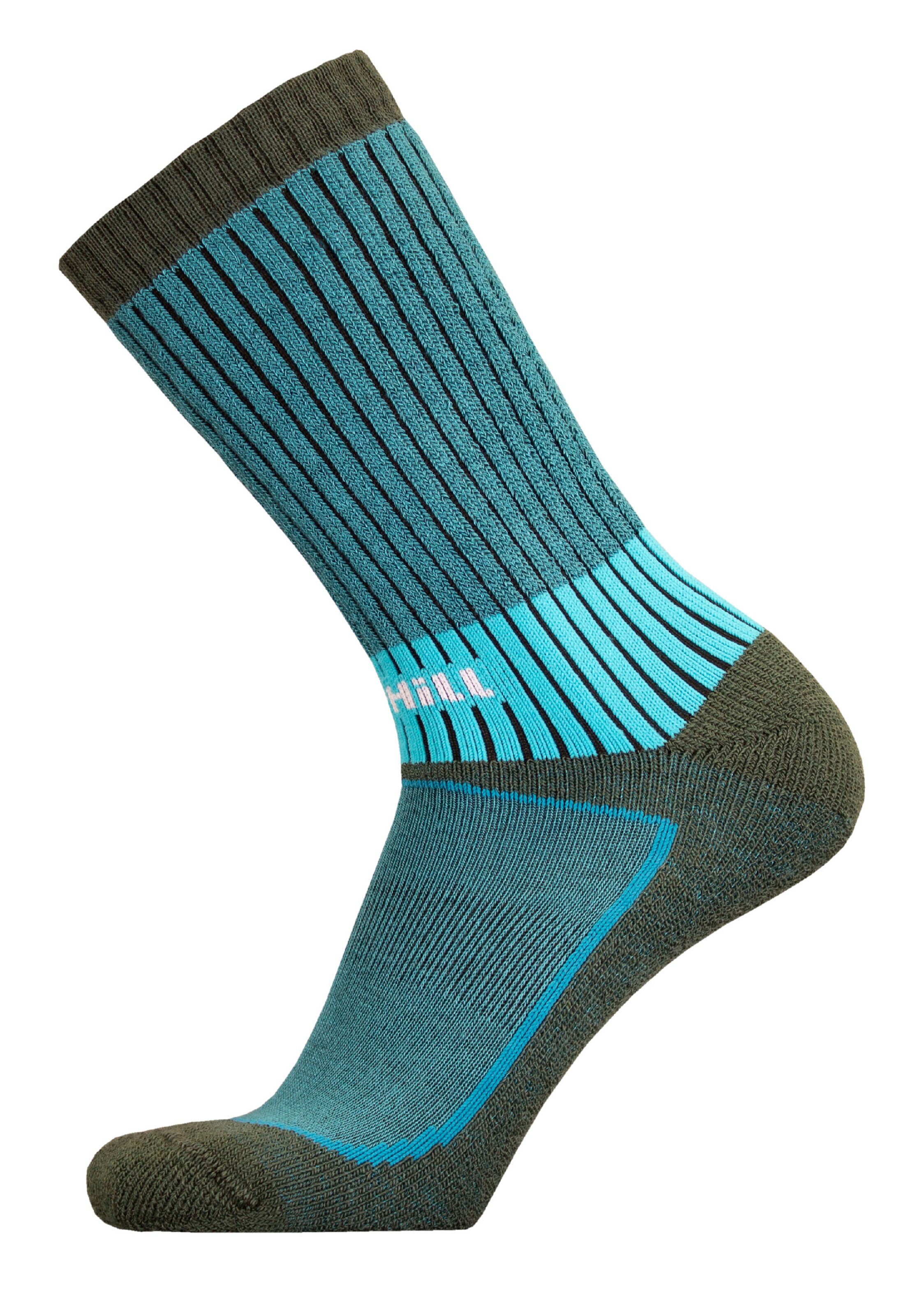 UphillSport Athletic Socks 'VAARU' in Green: front