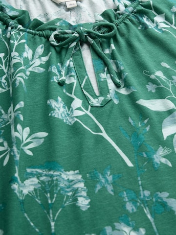Cellbes of Sweden Gemustertes Jersey-Top mit Rüschenkante in Grün