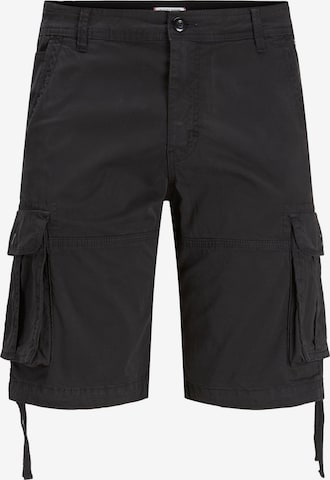 JACK & JONES Cargobroek 'Zeus' in Zwart: voorkant