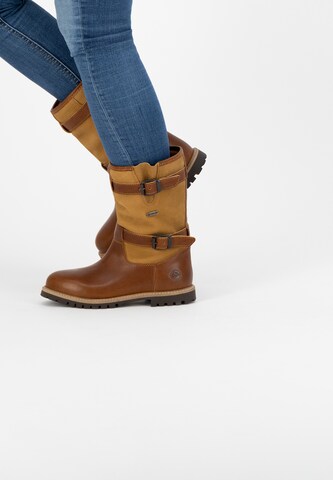 Bottes 'Sweden' Travelin en beige : devant