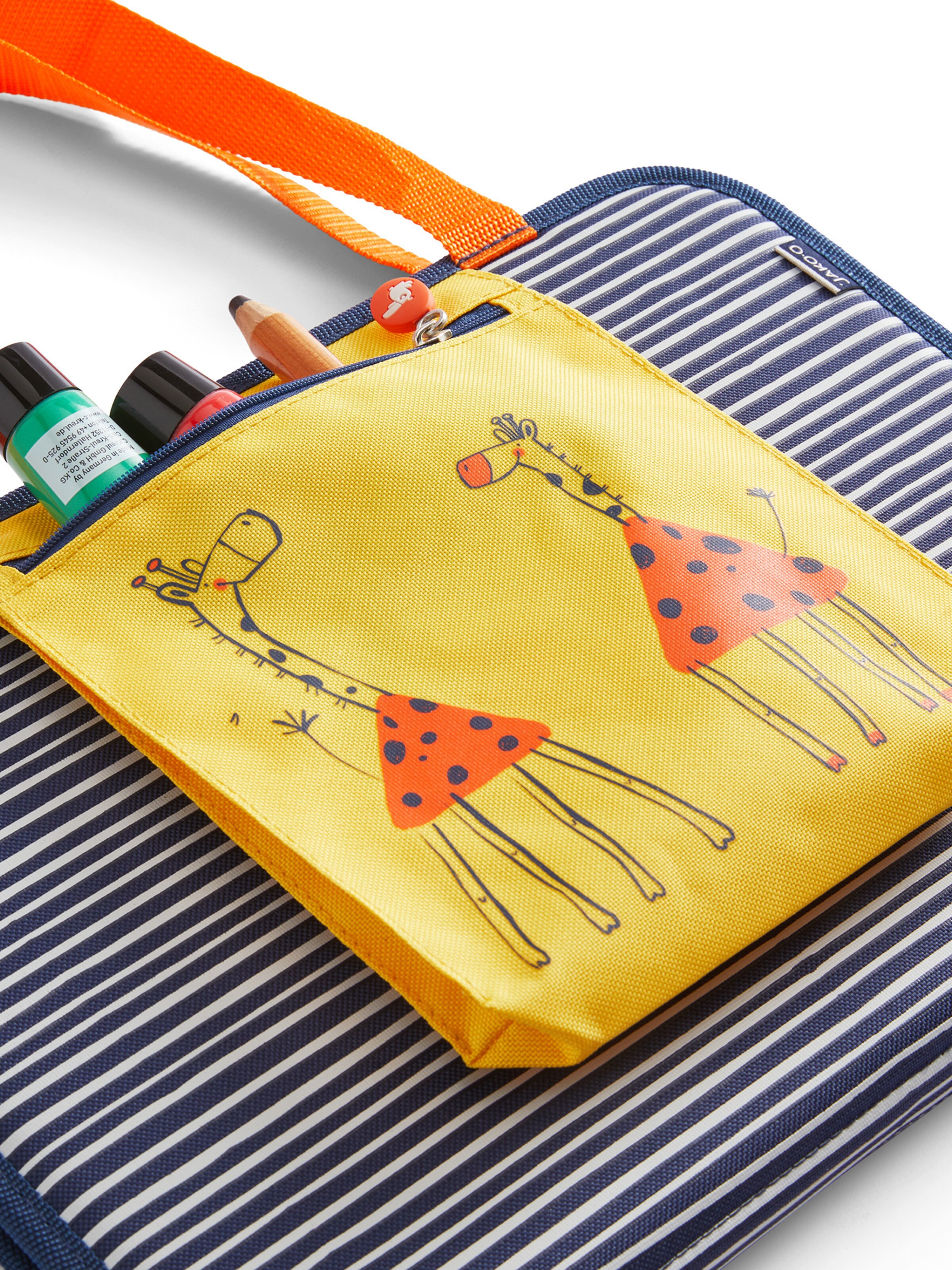 Jeux ' Mitnehm-Kreativtasche ' HABA en bleu