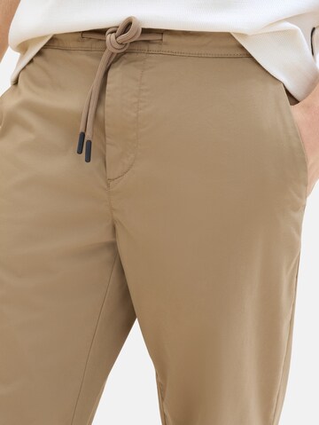 TOM TAILOR Regular Chino Pants in Beige
