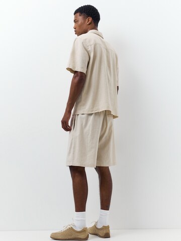 Pull&Bear Loosefit Bukser i beige