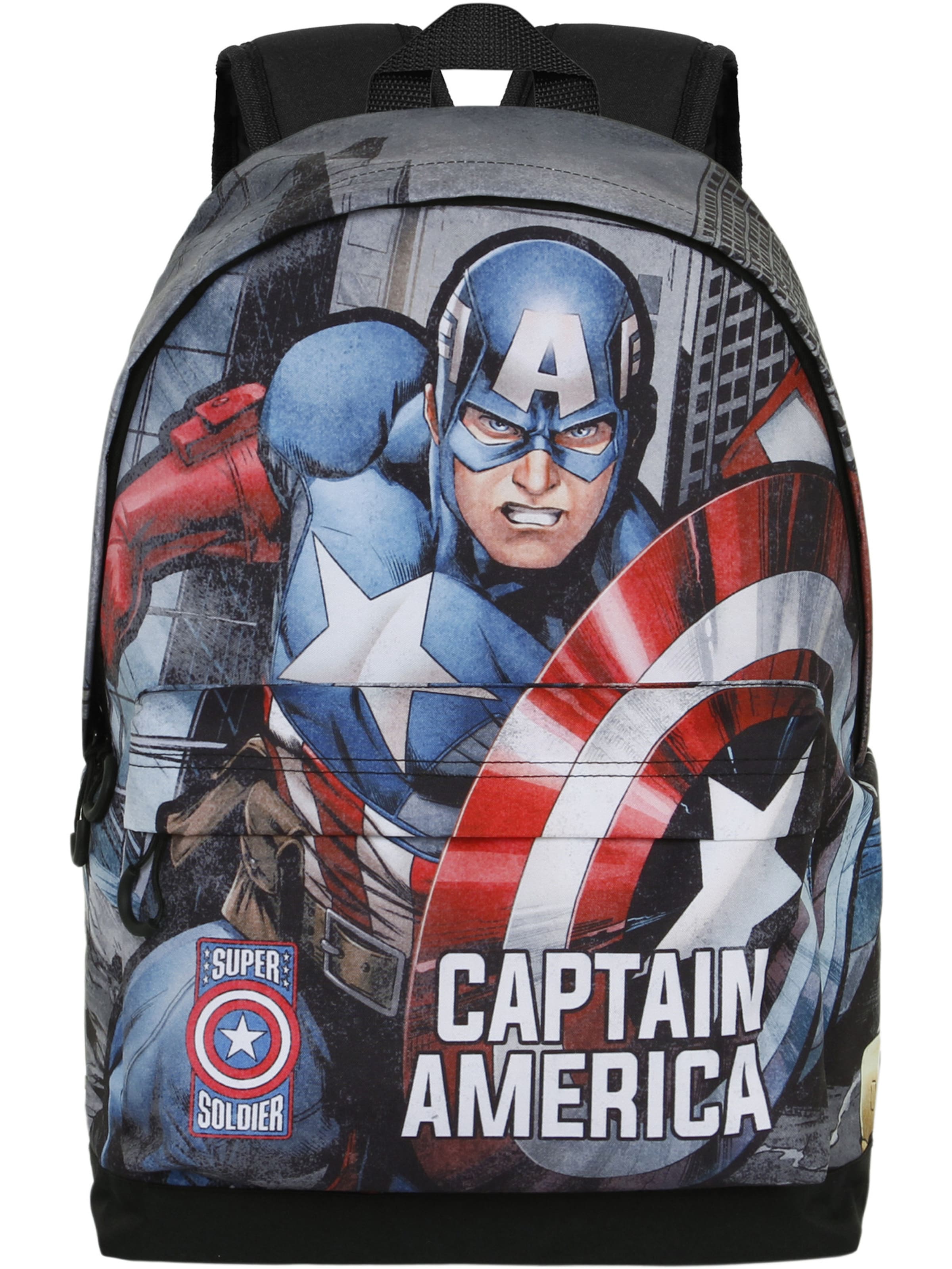 Sac à dos 'Captain America' marvel en mélange de couleurs : devant