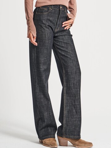 IT'S BASIC Regular Jeans 'Straight Mid Rise Jeans' in Blauw