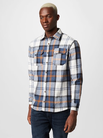 North Sails Regular fit Button Up Shirt in Blue: front