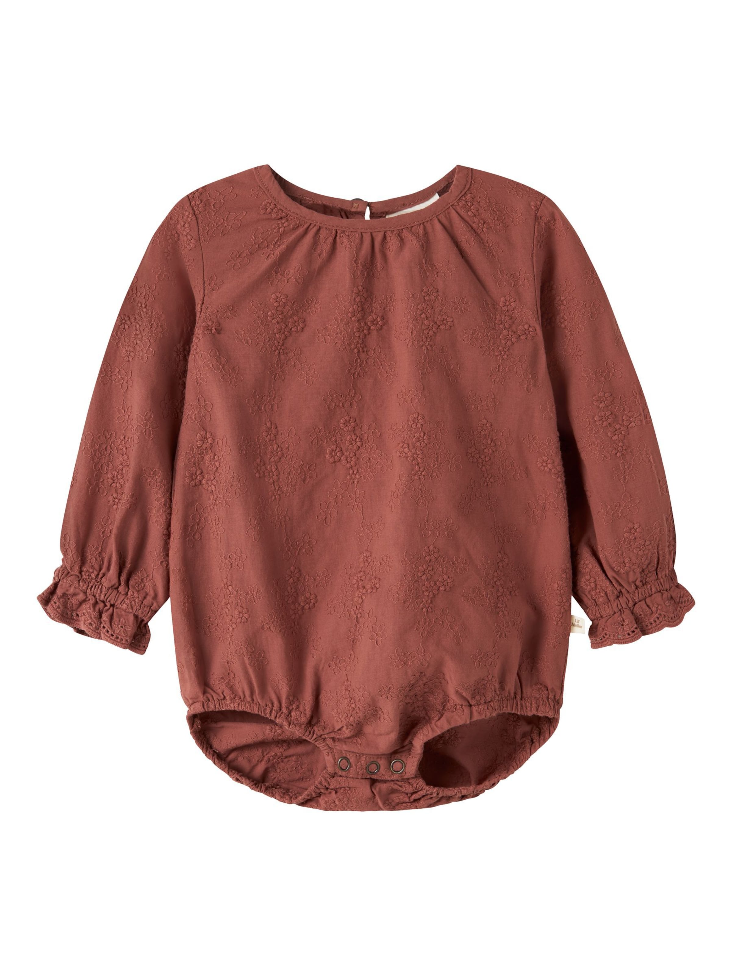 Lil'Atelier Romper/Bodysuit in Brown: front