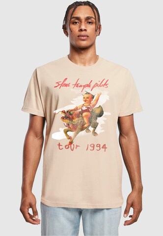 Merchcode T-Shirt 'Stone Temple Pilots - Tour 94' in Beige: Vorderseite