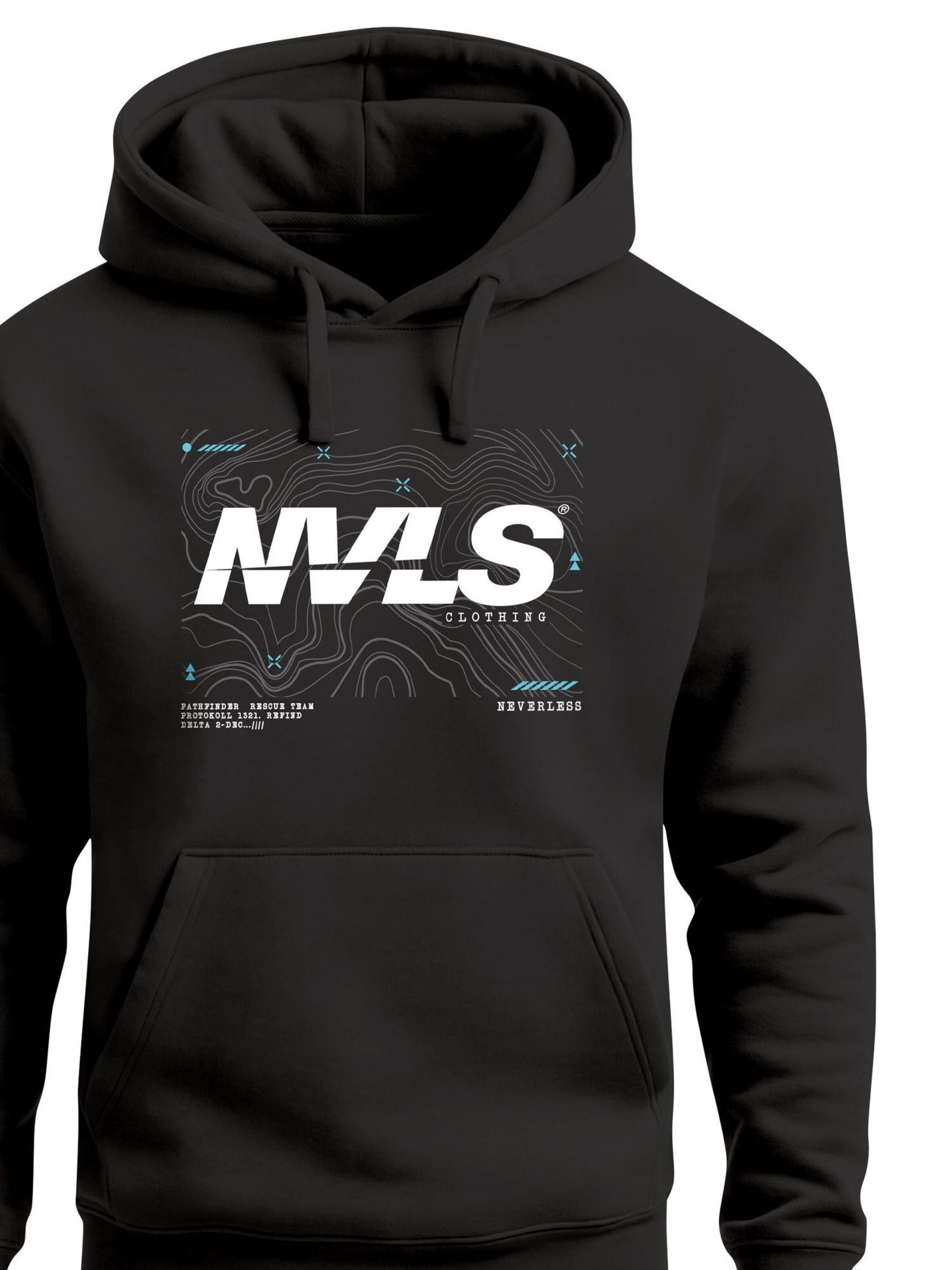 Neverless Sweatshirt 'Explorer' in Black