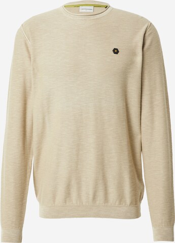 No Excess Sweater in Beige: front