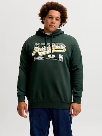 Sweat-shirt JACK & JONES en vert : devant