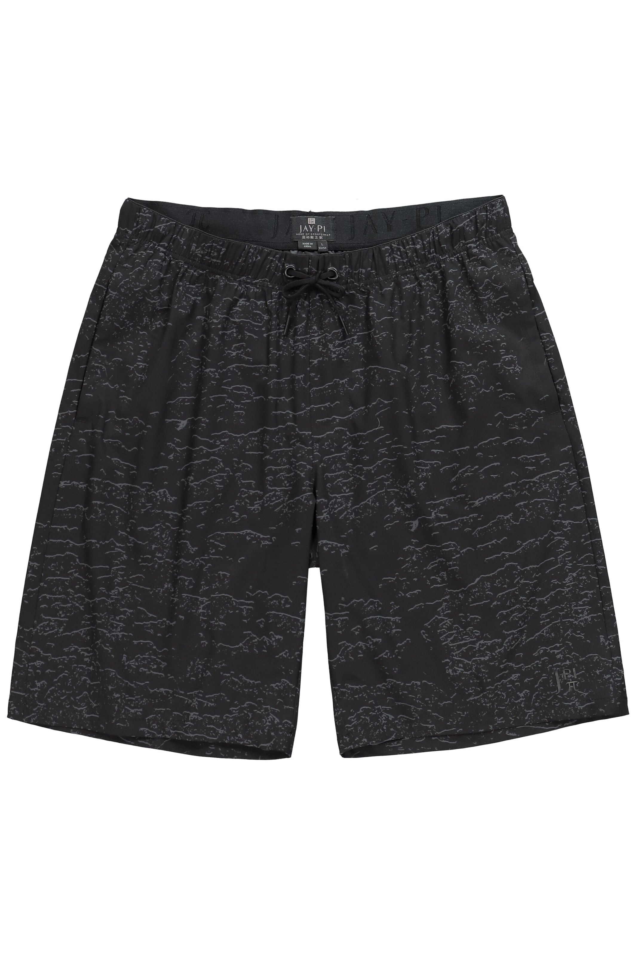 JAY-PI Loose fit Trousers in Black: front