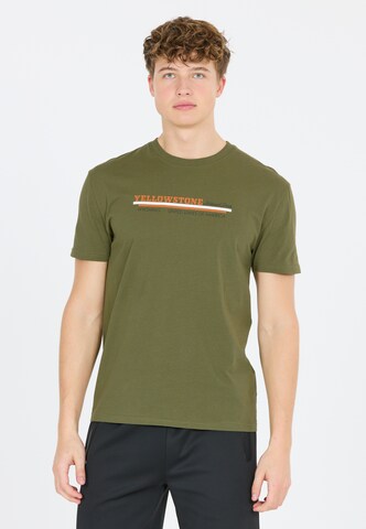 Cruz T-Shirt 'Doney' in Grün: Vorderseite