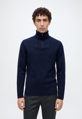 KnowledgeCotton Apparel - Jersey en azul: frente