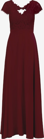 Kraimod Evening Dress in Red: front