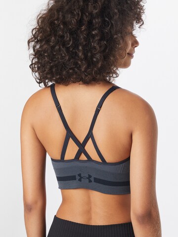 UNDER ARMOUR Bustier Sport-BH in Grau