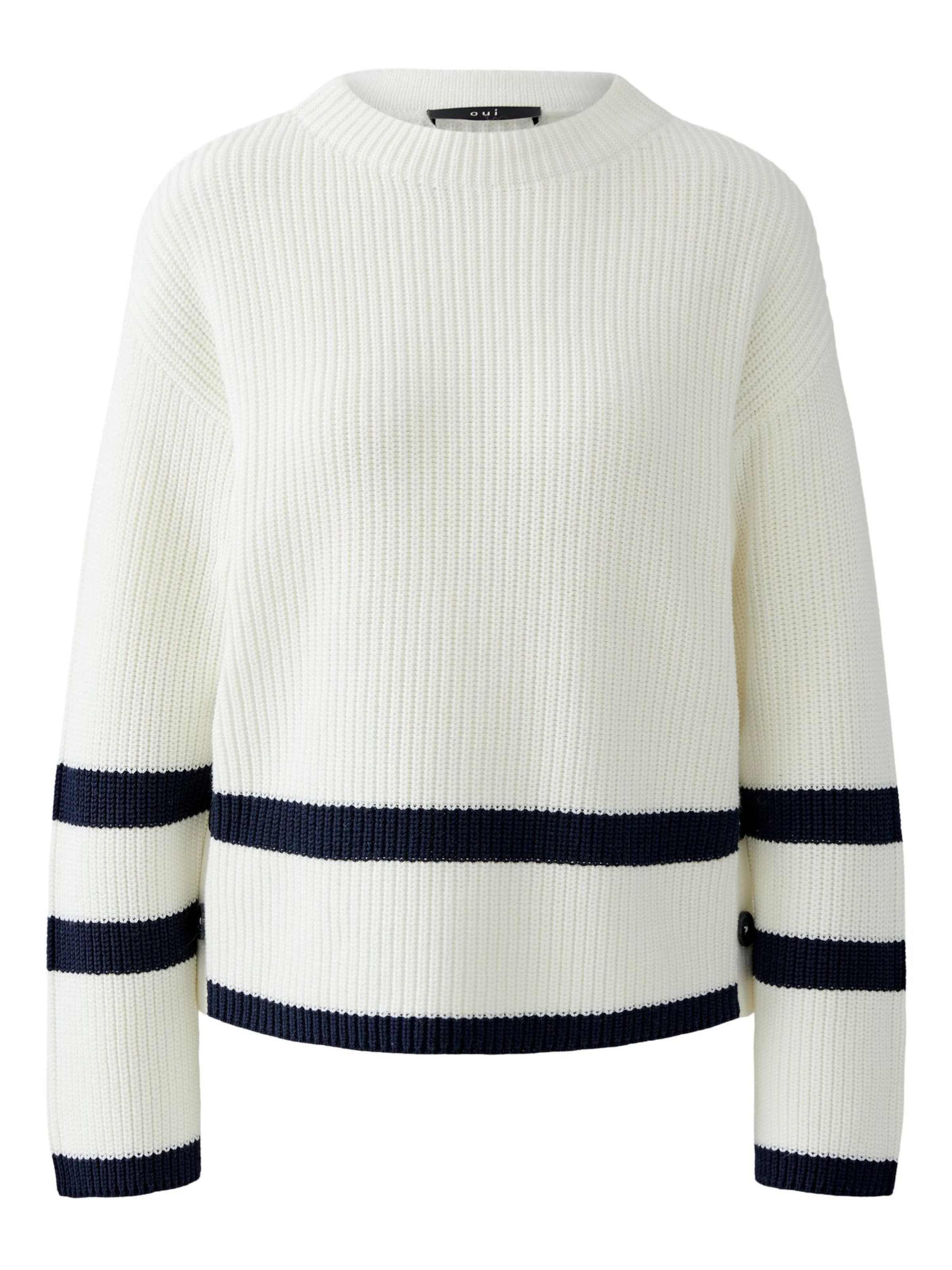 OUI Trui &#x27;VINIAH&#x27; in Wit: voorkant