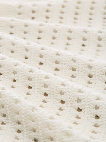 Cardigan TOM TAILOR DENIM en blanc