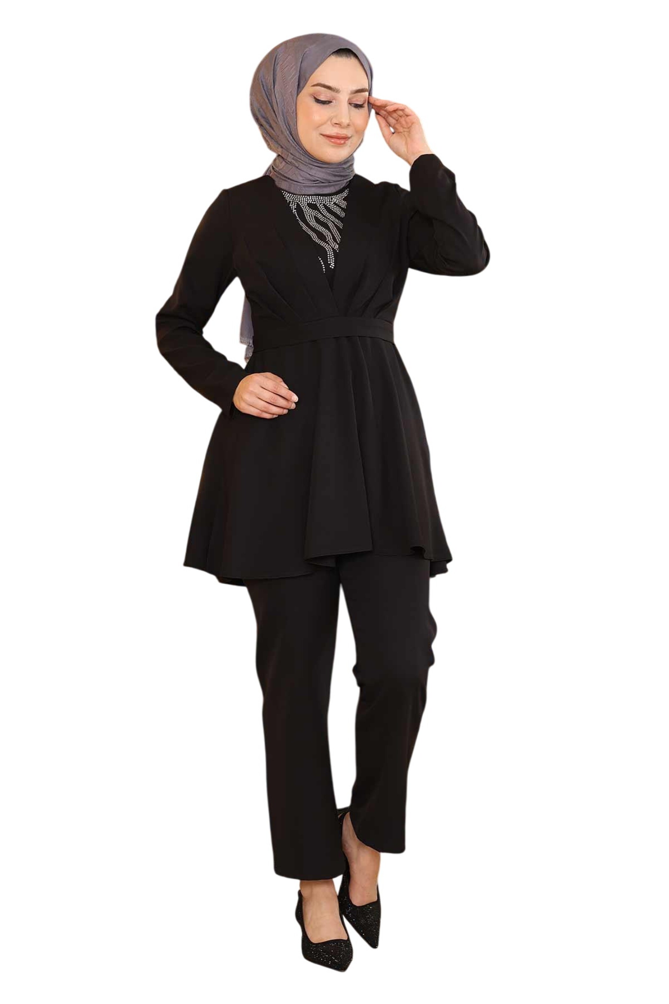 MODAMIHRAM Set in Schwarz