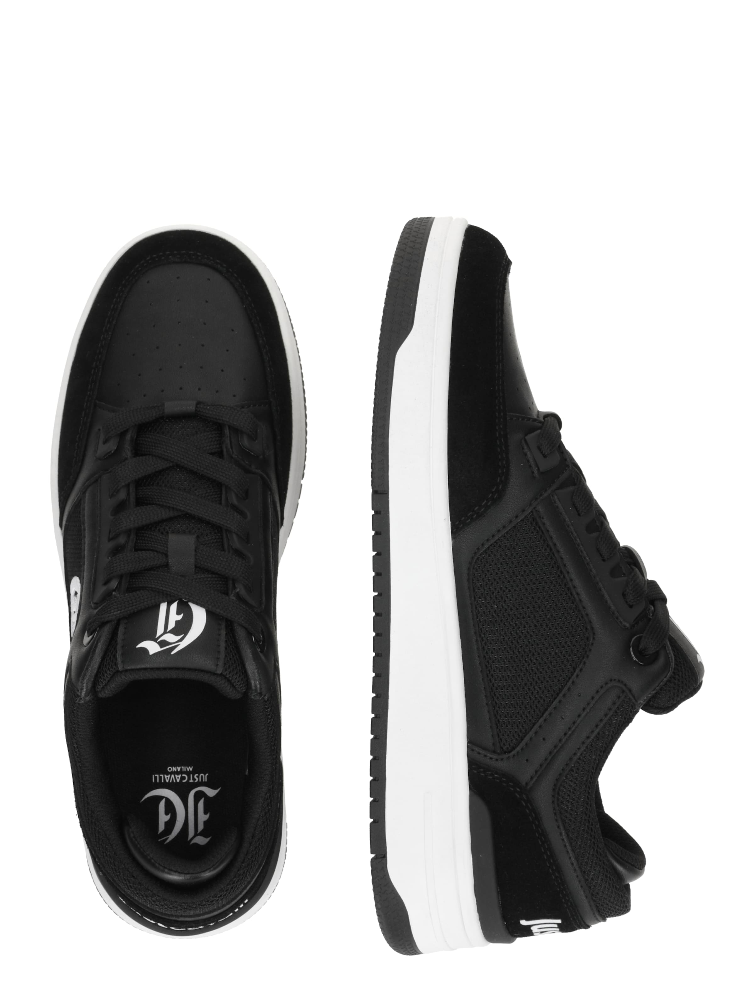 Just Cavalli Σνίκερ χαμηλό 'Fondo Azula  DIS.12' σε μαύρο