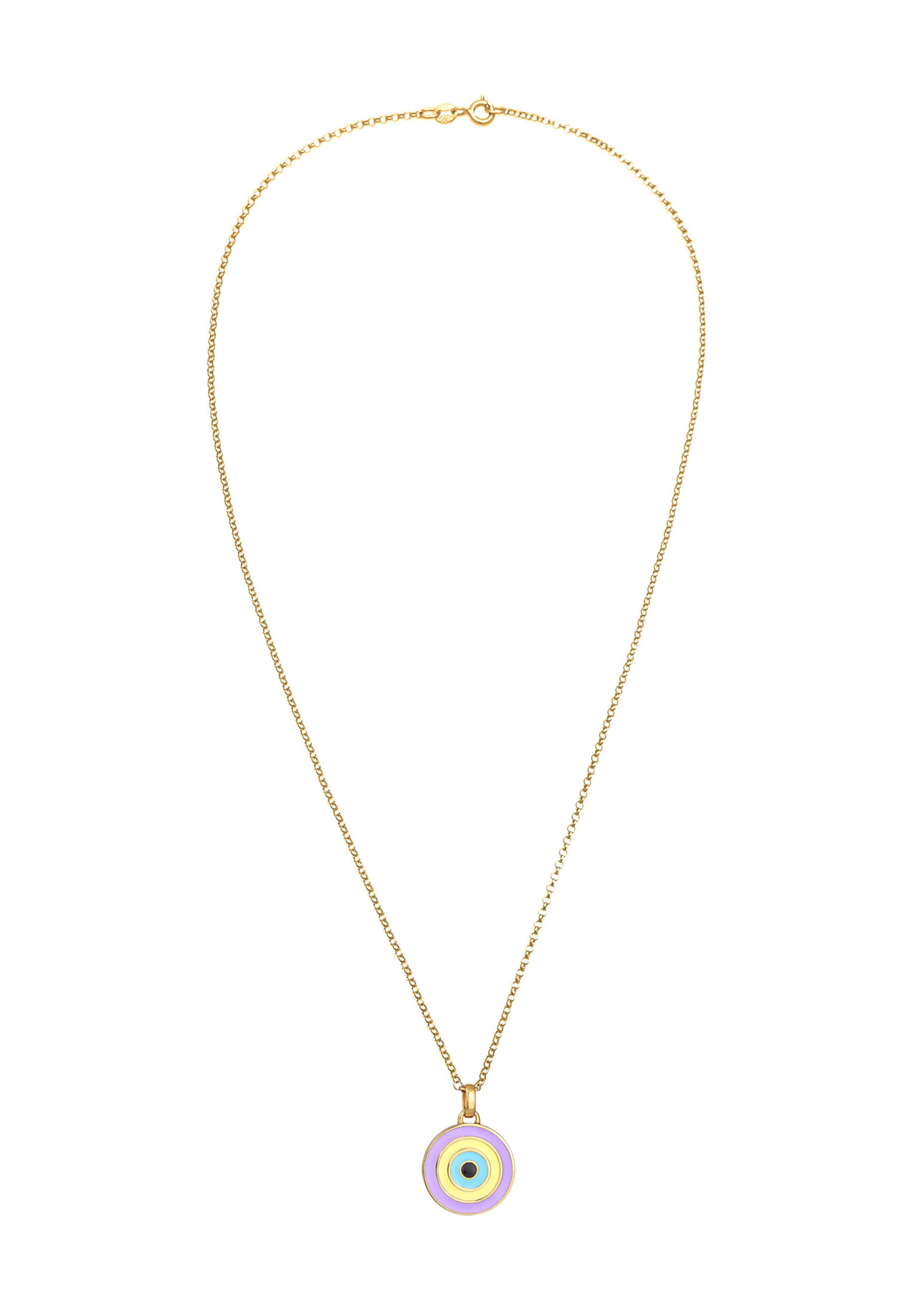 ELLI Necklace 'Evil Eye' in Gold: front