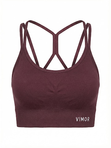 Vimor Push-up Sports Bra 'Joy Sports Bra' in Purple: front