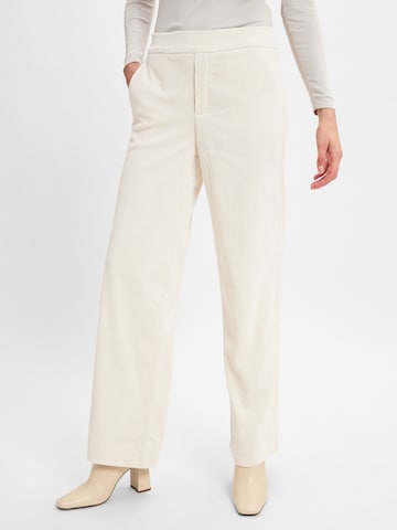 Pantalon Marie Lund en beige : devant