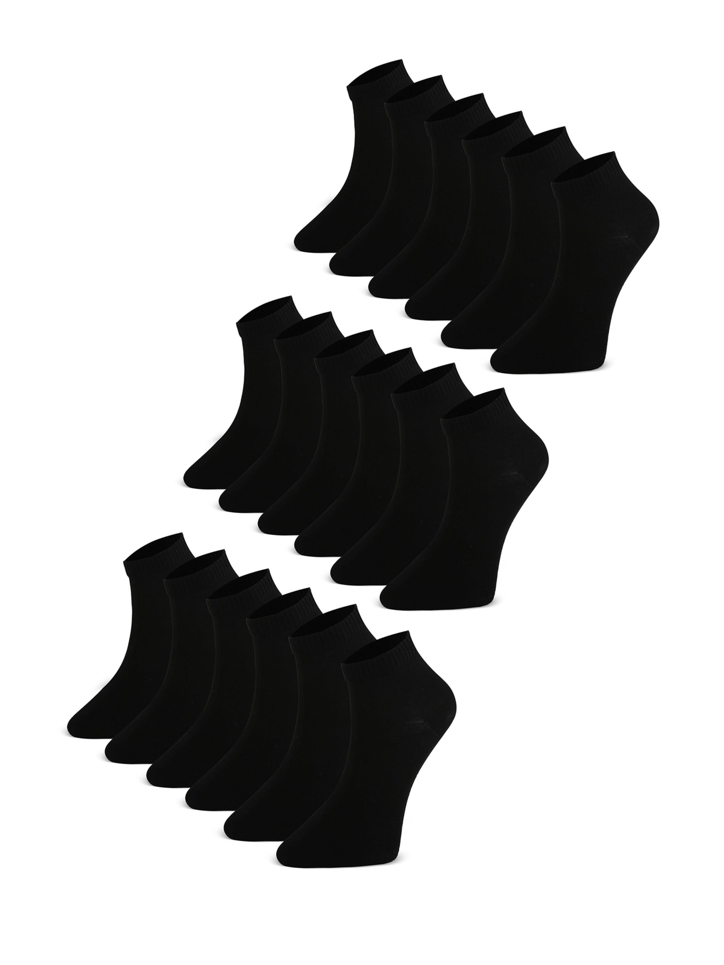 Crea SocksStopalice - crna boja: prednji dio