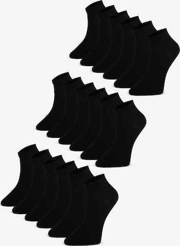 Crea SocksStopalice - crna boja: prednji dio