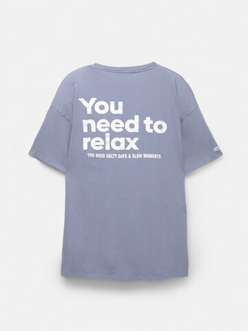 Maglietta di Pull&Bear in blu