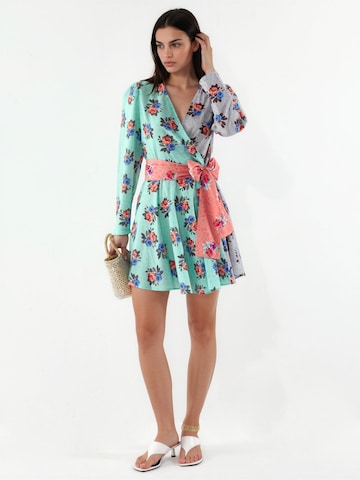 MSN Collection Jurk in Groen: voorkant