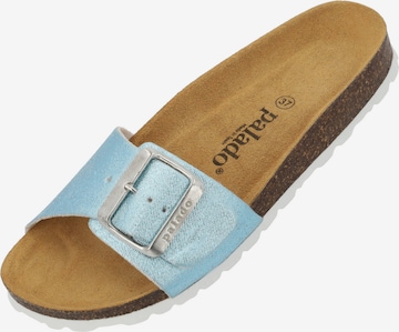 Palado Muiltjes 'Malta' in Blauw: voorkant