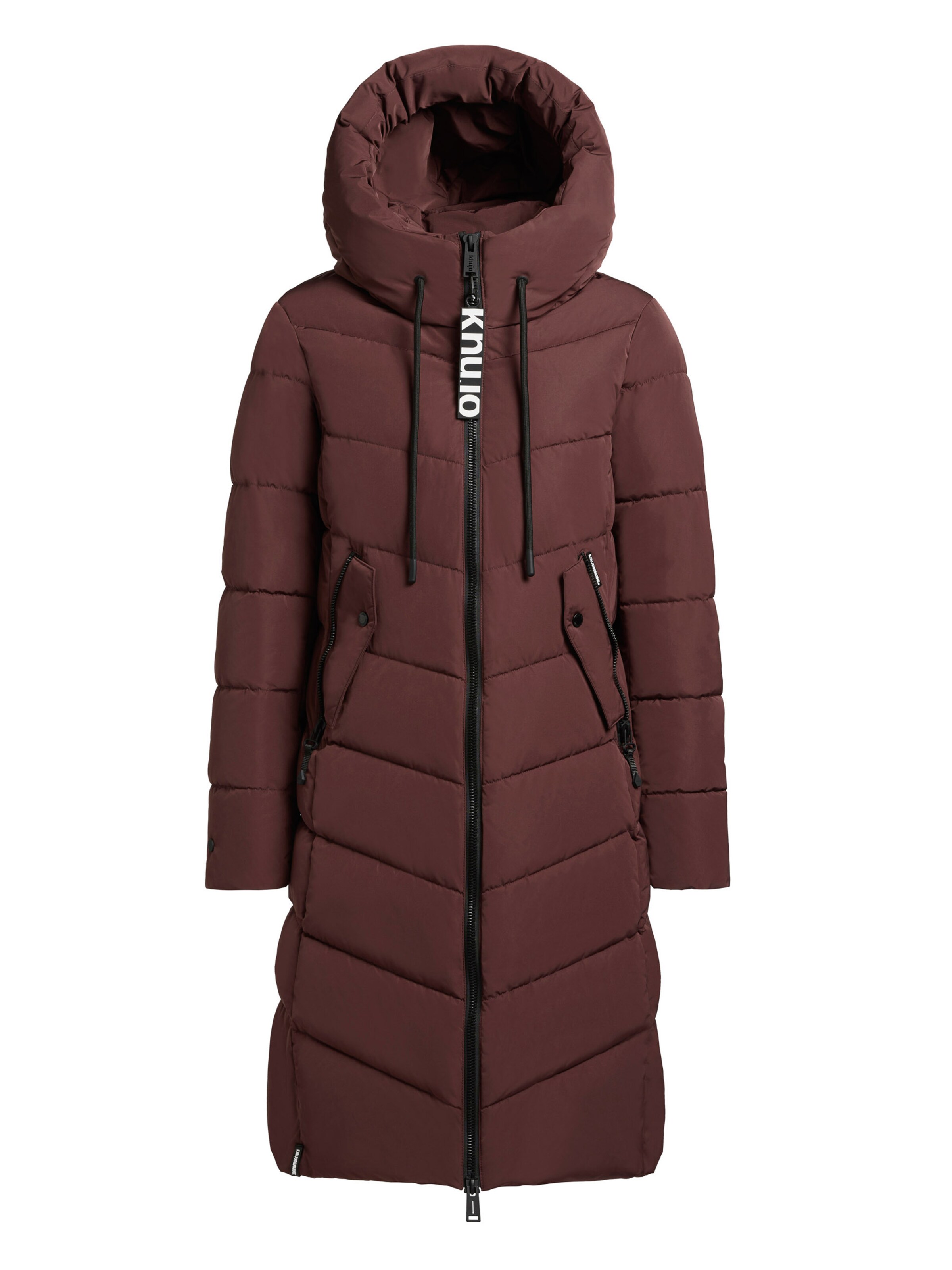 khujo Winter coat 'Mikia' in Wine red / Black / White, Item view