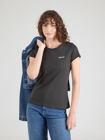 MUSTANG T-Shirt 'LOA' in Schwarz: Vorderseite