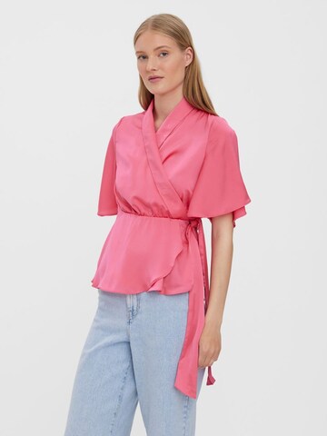 VERO MODA - Blusa 'Amelia' em rosa: frente