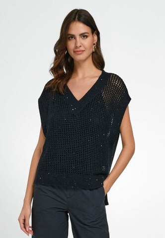 Pull-over tRUE STANDARD en bleu : devant