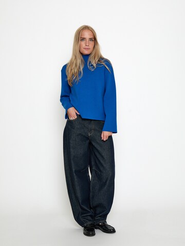 minus Pullover 'Lupi' in Blau
