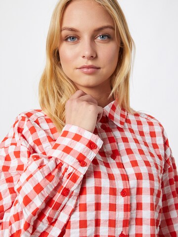 Monki Blouse in Rood