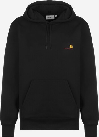 Carhartt WIP Sweatshirt 'American Script' in Black: front