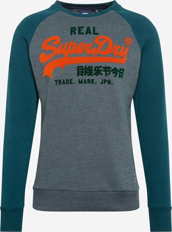 Superdry Tapered Sweatshirt in Grau: predná strana