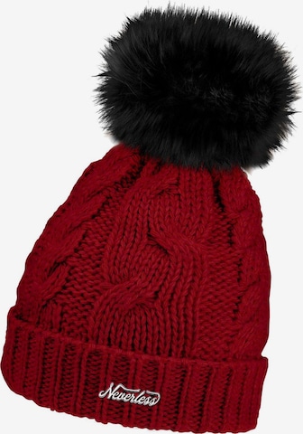 Neverless Beanie 'Model 2011' in Red: front