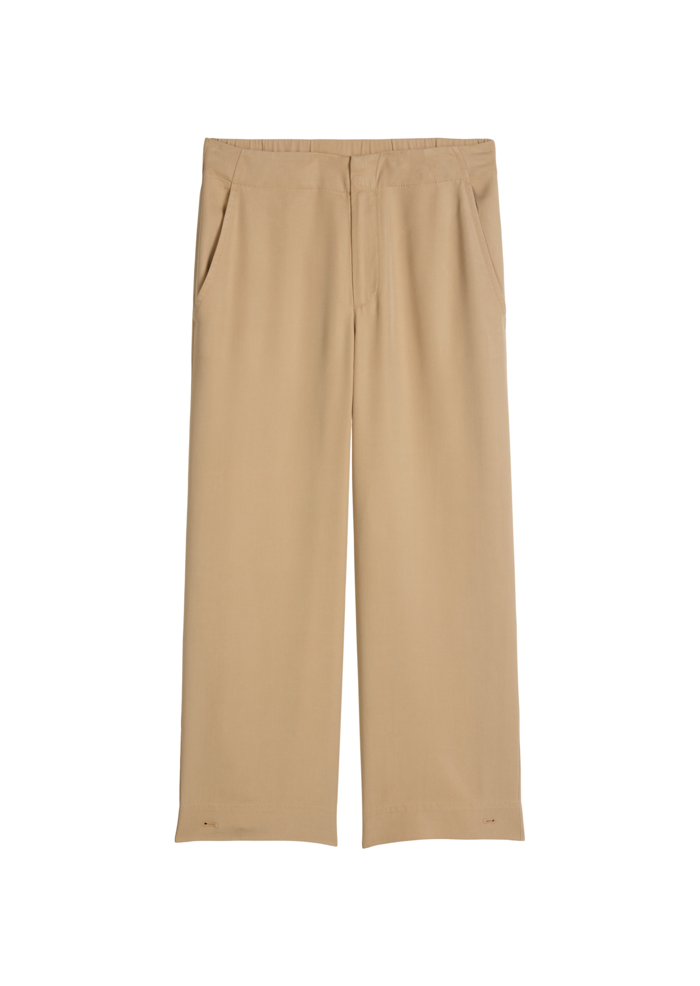 Barrel Pantalon Marc O'Polo DENIM en beige : devant